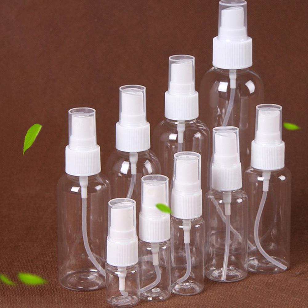 Portable Transparent Plastic Travel Bottles (Various Sizes)